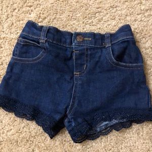 6-9 denim shorts! Fit more like 9-12 or 12M
